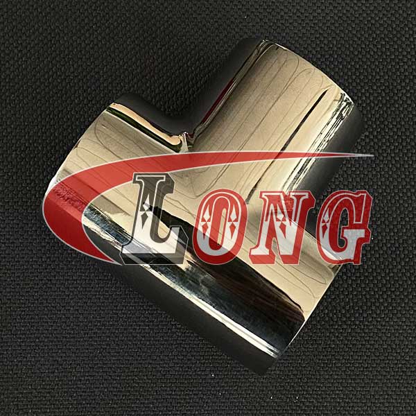 90 degree stainless steel handrail tee