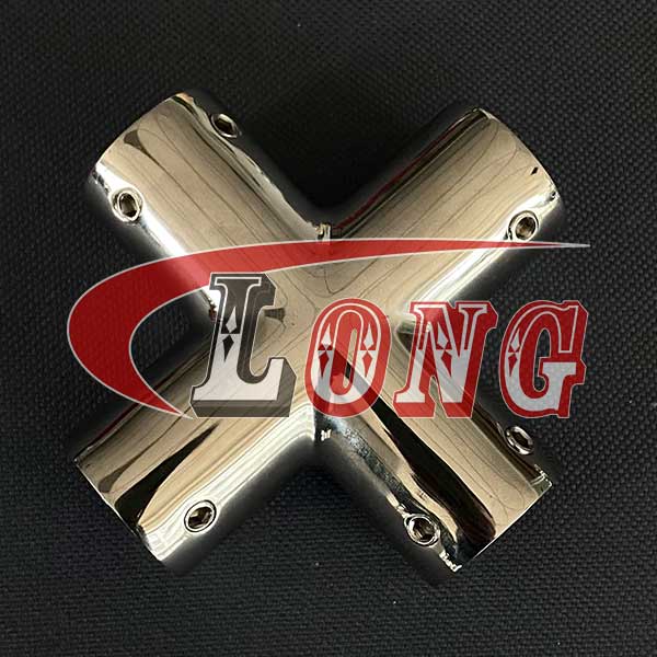 stainless steel 4 way corner tee fitting china lg rigging