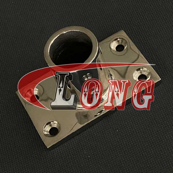 stainless steel boat handrail rectangular base 90 degree china lg rigging