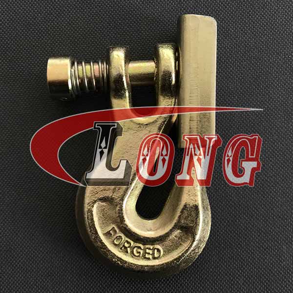 Clevis Grab Hook with Spring Latch Grade 70