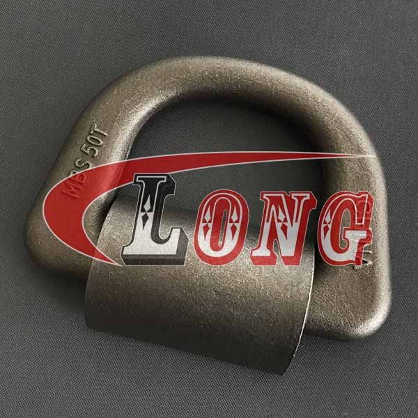 Forged Lashing D-Ring W/Weld-on Clip