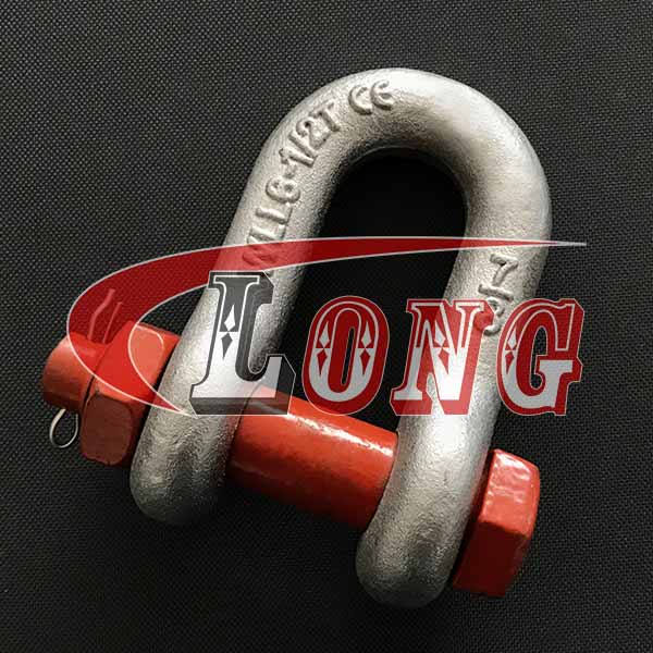 d shackles bolt type pin g2150 China manufacturers