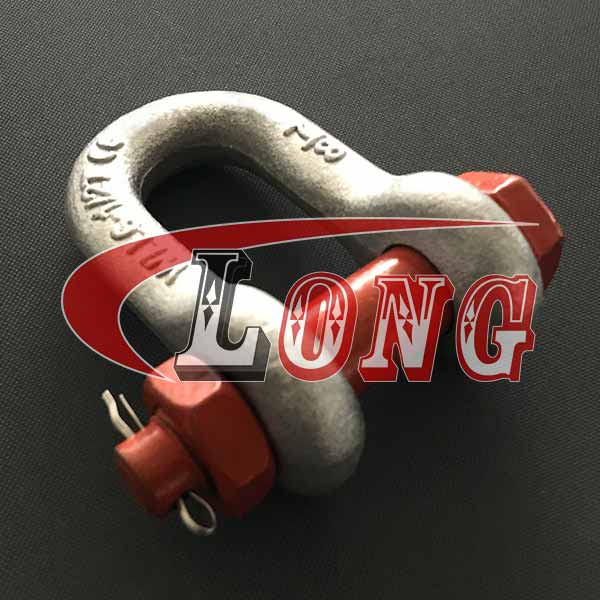 dee safety shackles bolt type pin g2150 China manufacturers