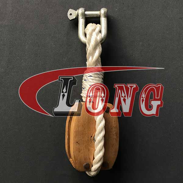 wire rope snatch block