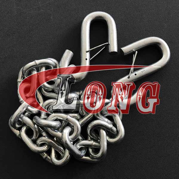 Trailer Safety Chain with 2 ''S'' Hooks Grade 30