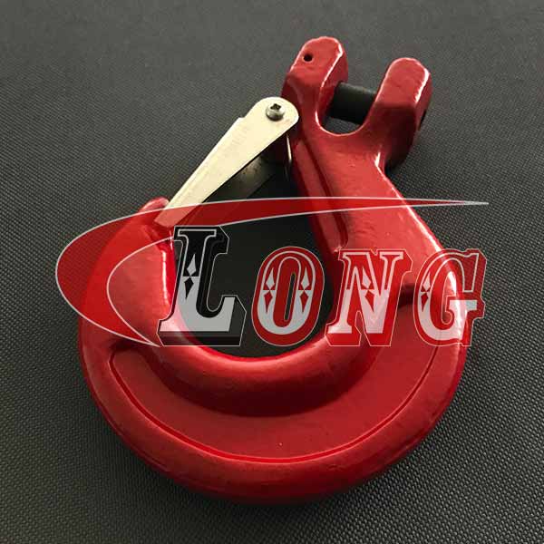 G80 Clevis Sling Hook with Latch for Trawling Gear