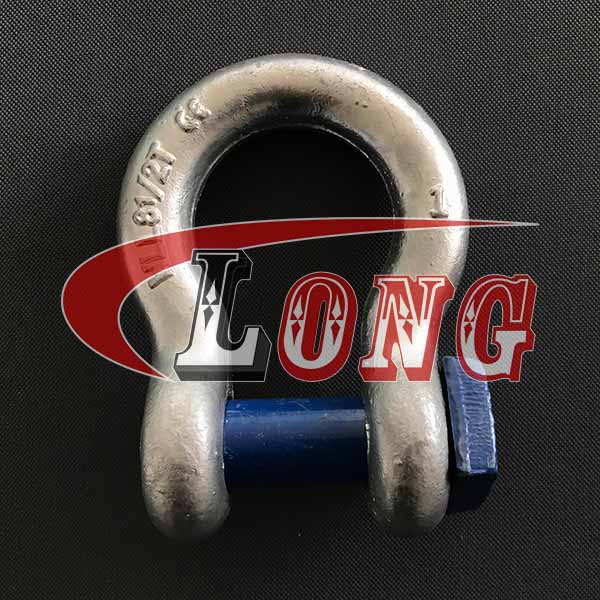 Bow Shackle Square Head Pin High Tensile of Lifting & Rigging Shackles