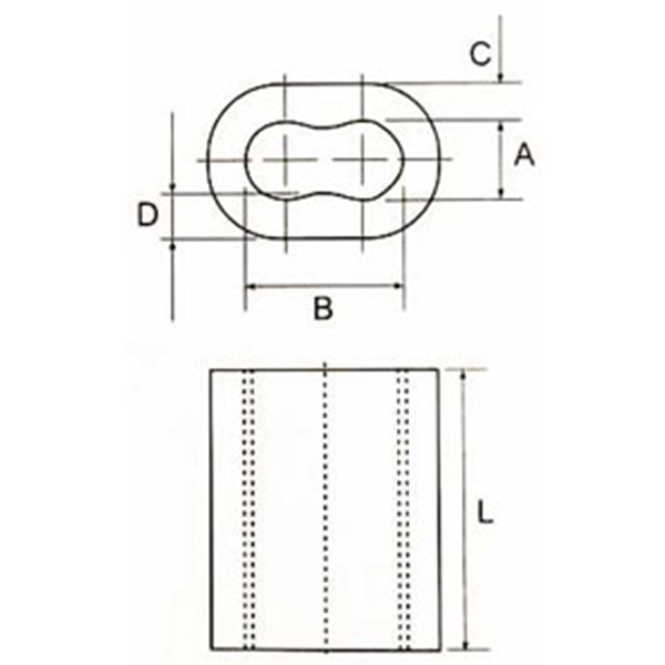 wire rope ferrule jis type china lg rigging