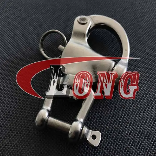 stainless steel jaw swivel snap shackle for sailboat 2