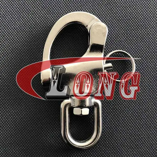 stainless steel eye swivel snap shackle for sailboat 2