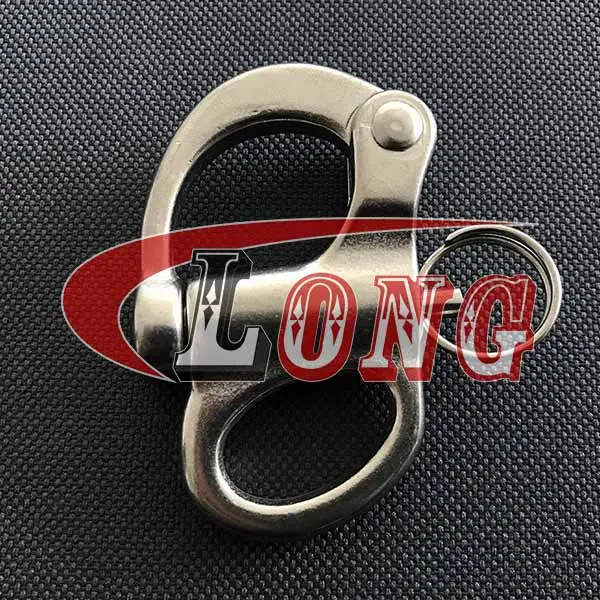 stainless steel fixed bail snap shackle 2