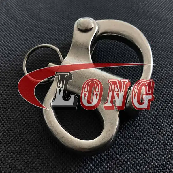 stainless steel fixed bail snap shackle 4