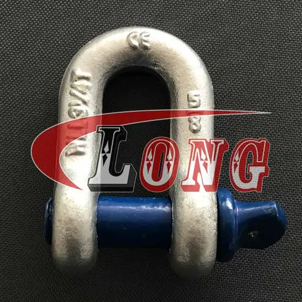 Screw Pin D Shackle G-210 U.S. Type for Ttrawling Gear