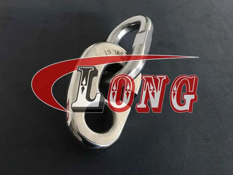 stainless steel recessed link with boss g hook for trawling lg rigging