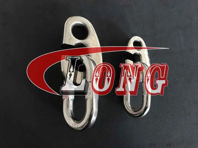 stainless steel recessed link with boss g hook for trawling lg rigging
