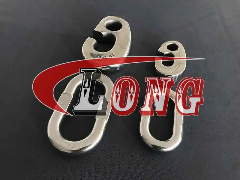 stainless steel recessed link with boss g hook lg rigging