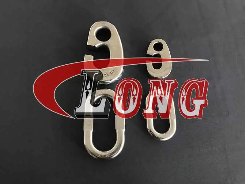 stainless steel recessed link with boss g hook lg rigging