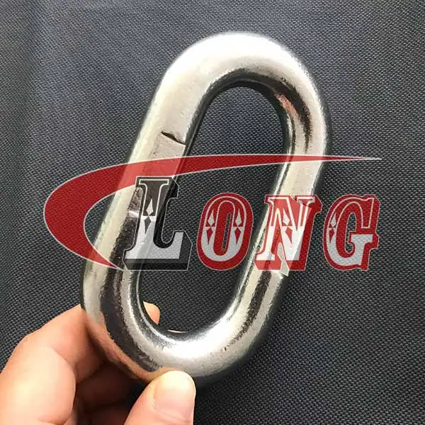 stainless steel recessed link use with boss g hook for trawling lg rigging