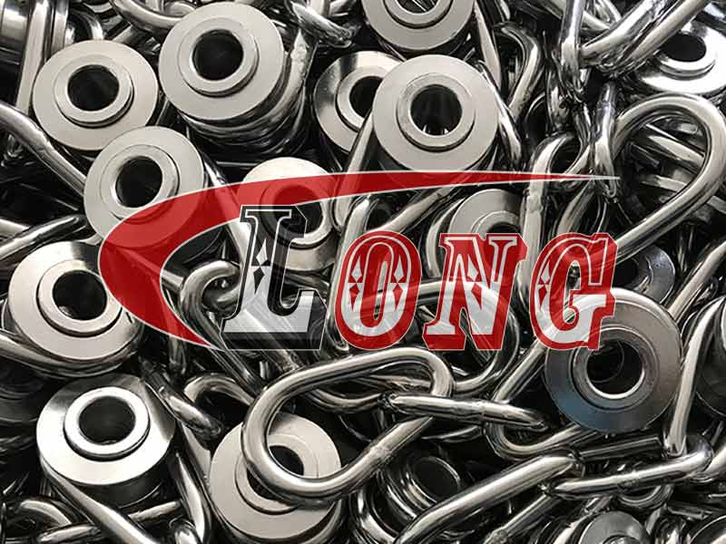 Stainless Steel Wire Toggles cadena yoyo for fish trawl foot-rope LG RIGGING®