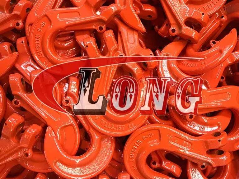 LGRIG® Grade 80 Clevis Sling Hook with Latch (Oval Groove)