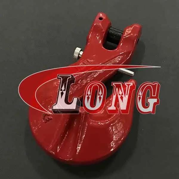 LGRIG® Grade 80 Clevis Shortening Grab Hook with Safety Pin