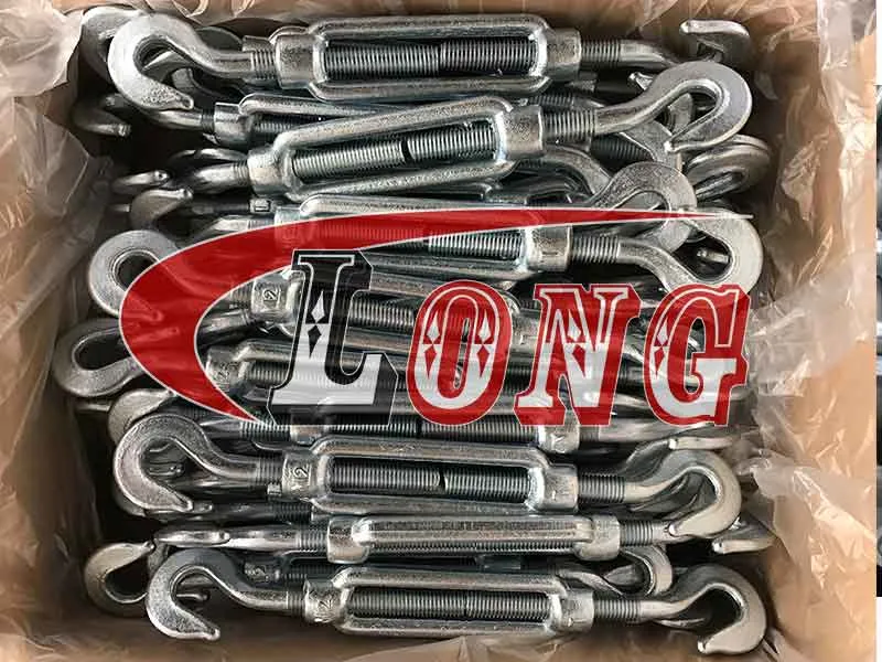 LGRIG® DIN 1480 Hook-Hook Turnbuckle Galvanized