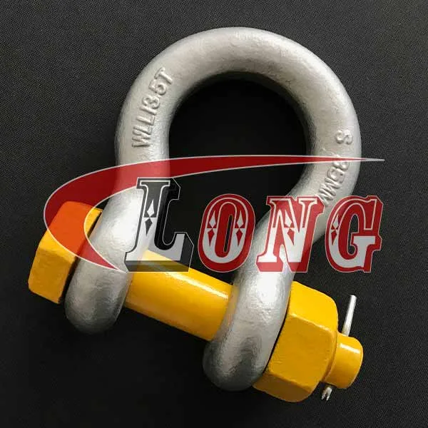 LGRIG® AS2741 Grade S Bow Shackle with Safety Pin&Nut