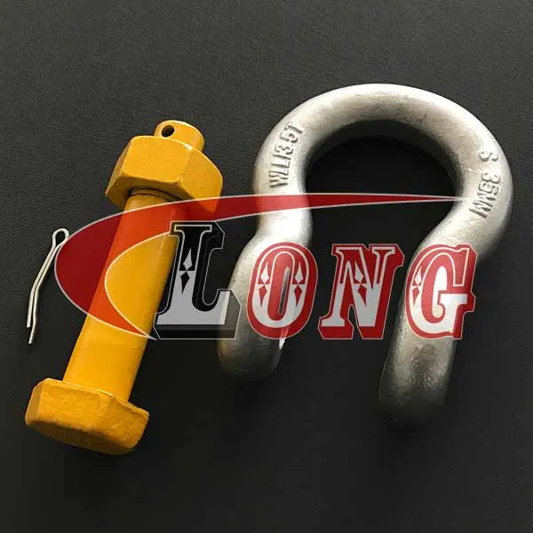 LGRIG® AS2741 Grade S Bow Shackle with Safety Pin&Nut