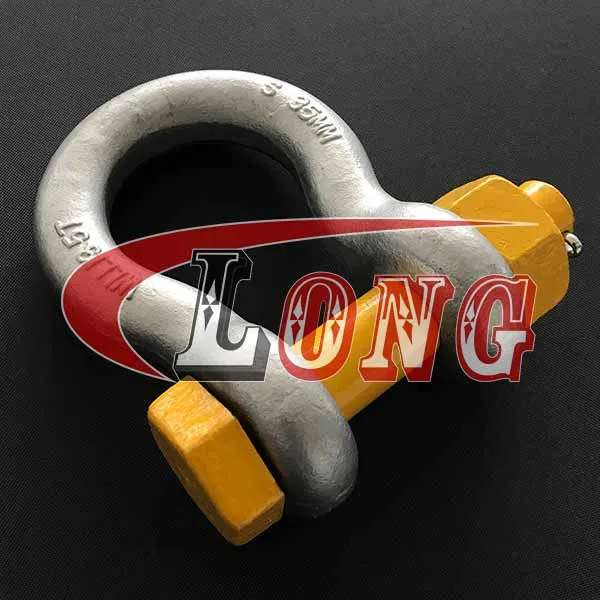 LGRIG® AS2741 Grade S Bow Shackle with Safety Pin&Nut
