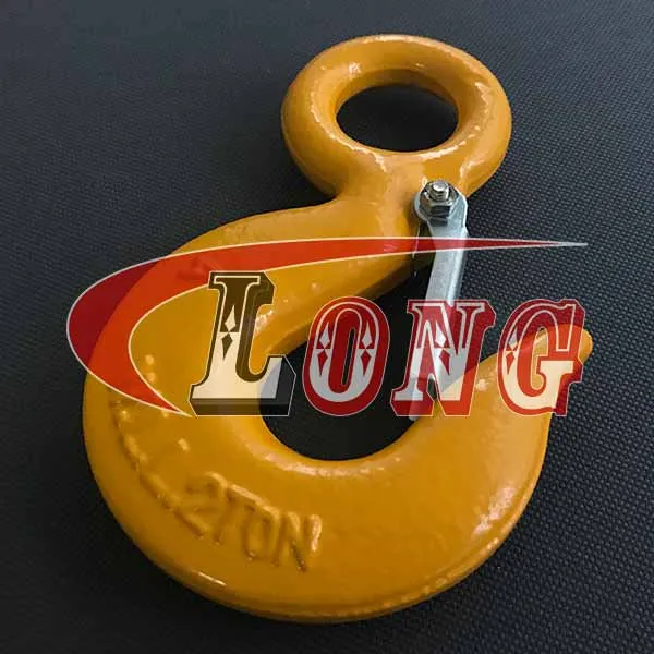 LGRIG® Eye Hoist Hook with Latch LG320A Grade 70