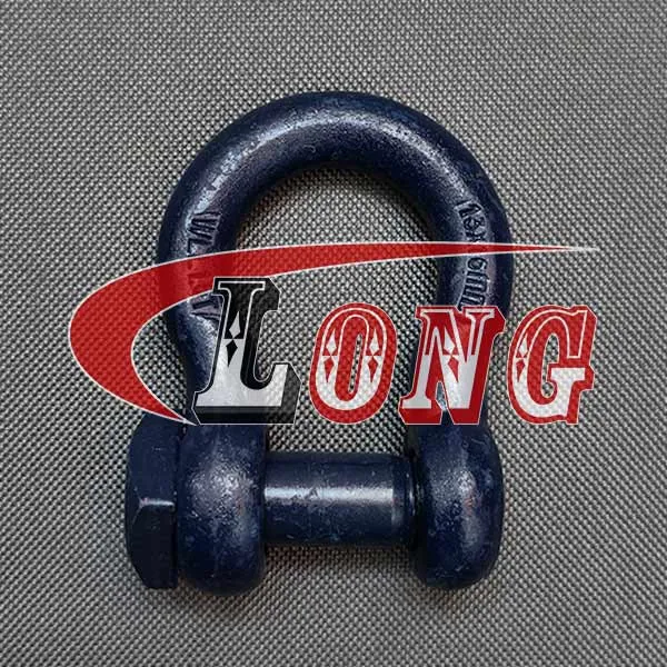 LGRIG® Blue Painted Bow Shackle Trawler Square Head Pin