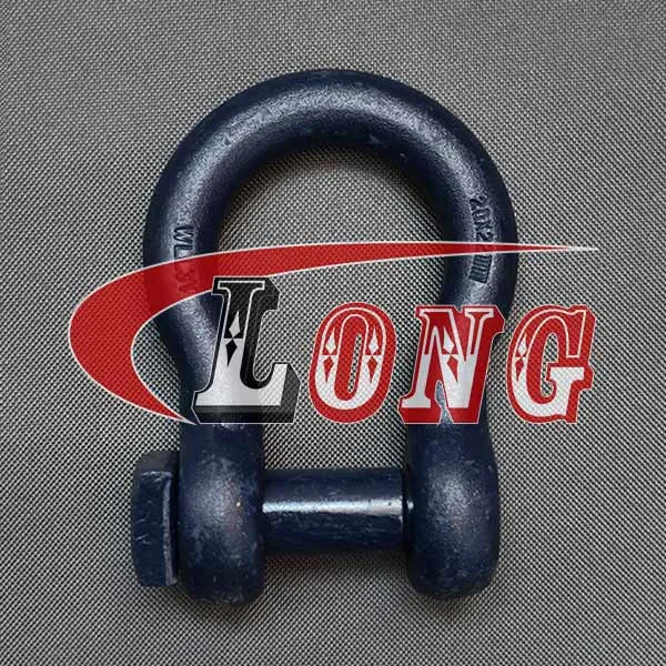 LGRIG® Blue Painted Bow Shackle Trawler Square Head Pin