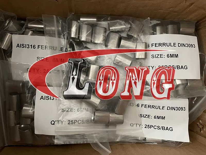 LGRIG® Cable Ferrule Stainless Steel DIN 3093(EN 13411-3)