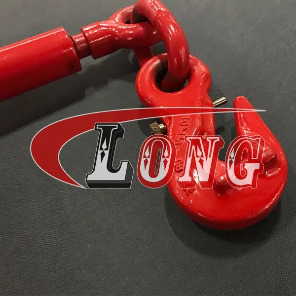 LGRIG® Grade 80 Ratchet Chain Load Binder with Safety Hooks EN12195-3