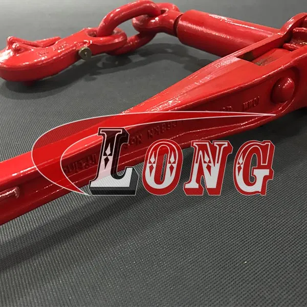 LGRIG® Grade 80 Ratchet Chain Load Binder with Safety Hooks EN12195-3