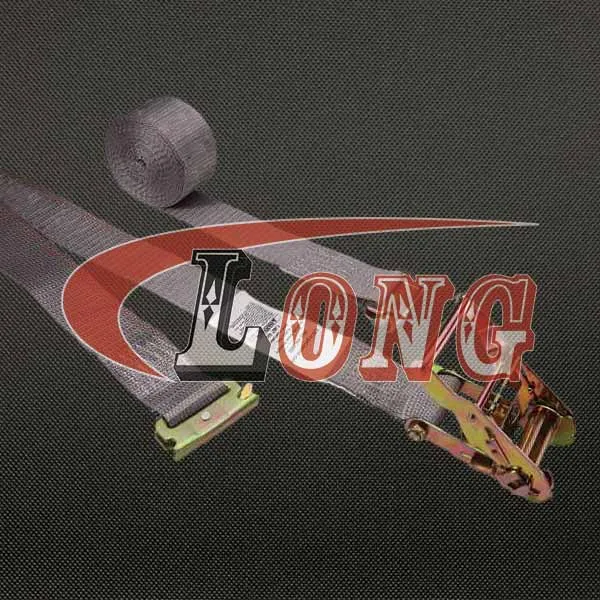 LGRIG® 2 Inch Ratchet Strap with Flat Hooks