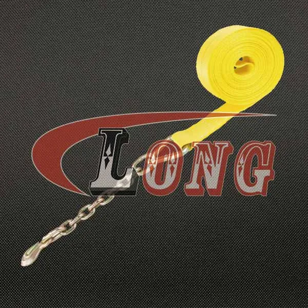 LGRIG® 4 Inch Ratchet Strap with Chain Extensions