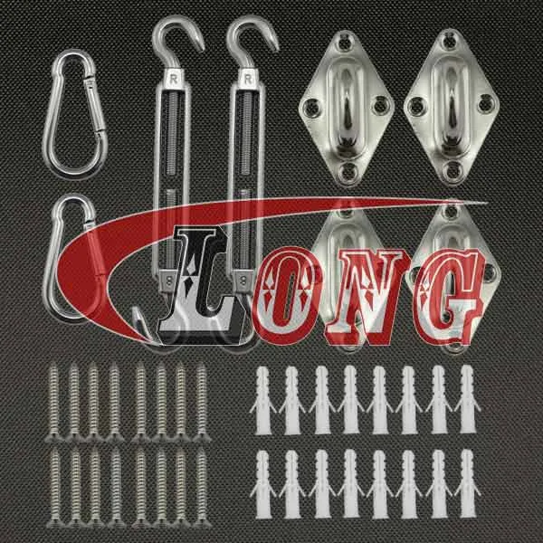 LGRIG® Shade Sail Hardware Kit Mounting Hardware Stainless Steel