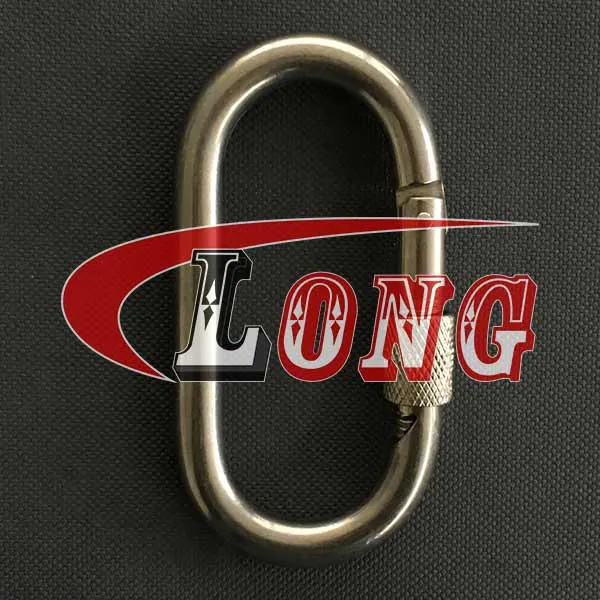 LGRIG® Oval Snap Hook with Screw Nut Stainless Steel