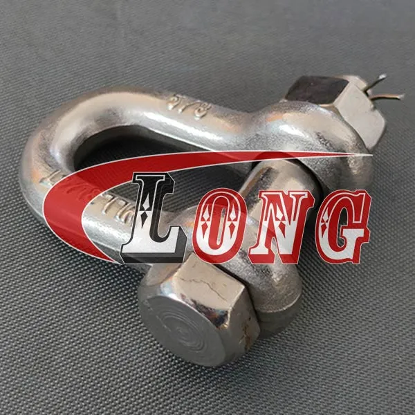 stainless steel 316 drop forged bolt pin chain shackle g 2150 3.25ton