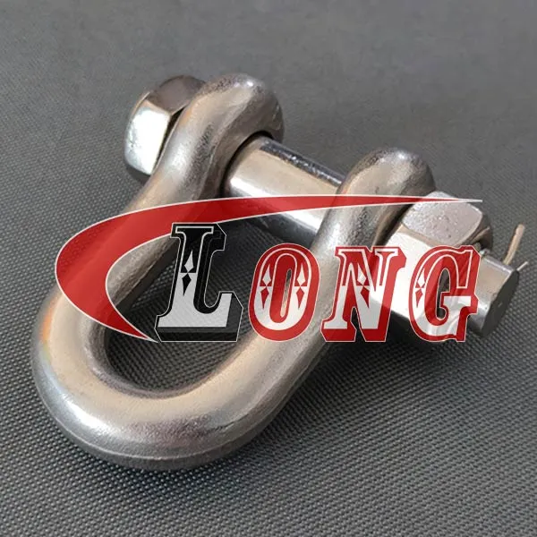 stainless steel 316 drop forged bolt type pin chain shackle g 2150 3.25ton