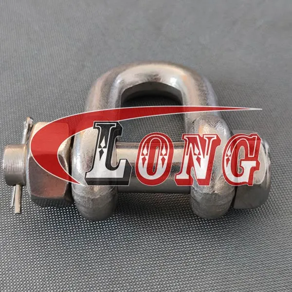 stainless steel drop forged bolt pin d shackle g 2150 3.25ton