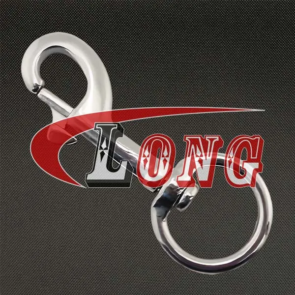 LGRIG® Swivel Round Eye Bolt Snap Hook Stainless Steel