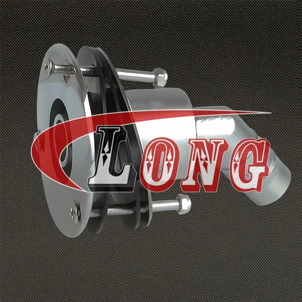LGRIG® Stainless Steel Angled Exhaust Skin Fitting