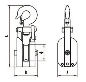 Specifications of Manila Wooden Shell Snatch Block with Hook Specifications of Manila Wooden Shell Snatch Block with Hook